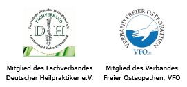 Mitglied des Fachverbandes Deutscher Heilpraktiker e.V. Mitglied des Verbandes Freier Osteopathen, VFO